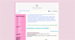 Desktop Screenshot of casanova-muebles.com.ar