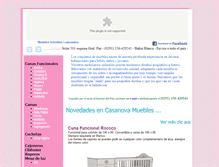 Tablet Screenshot of casanova-muebles.com.ar